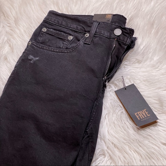 Frye • NWT Melissa Jean in Black Midnight Destroy - Picture 3 of 12